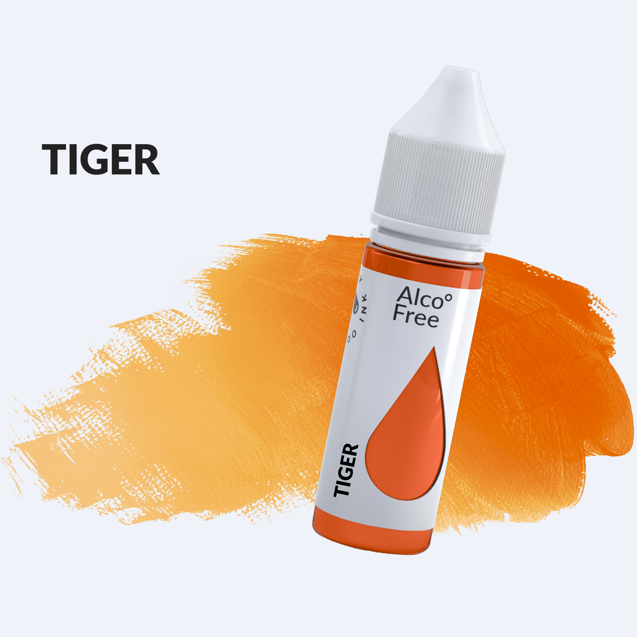 Tiger тату-краска тигрово-оранжевая